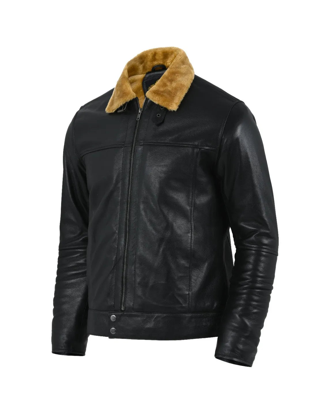 Men's Sheepskin Leather Aviator Coats with Shearling Collar Men's Sheepskin Leather Aviator Coats with Shearling Collar