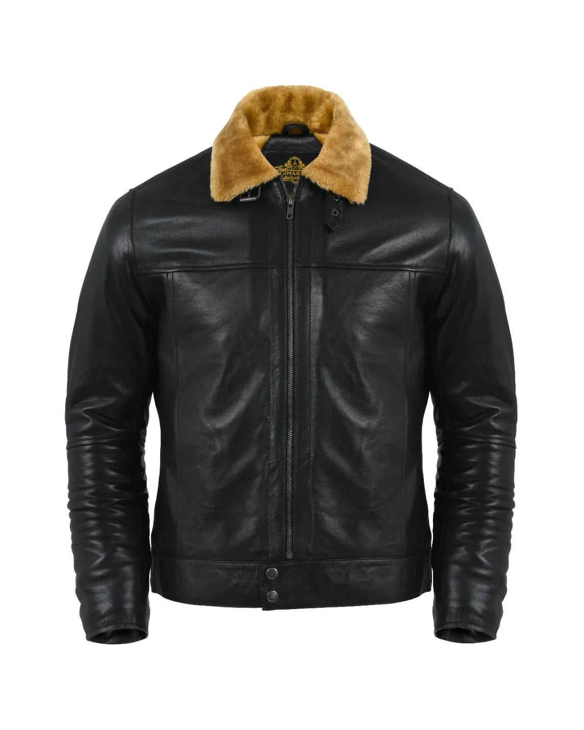 Men's Sheepskin Leather Aviator Coats with Shearling Collar Men's Sheepskin Leather Aviator Coats with Shearling Collar