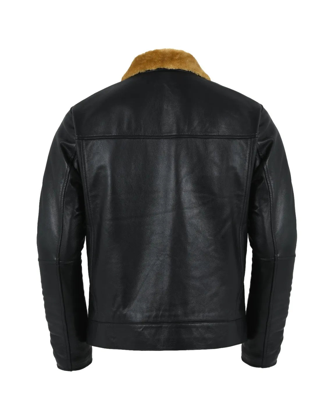 Men's Sheepskin Leather Aviator Coats with Shearling Collar Men's Sheepskin Leather Aviator Coats with Shearling Collar